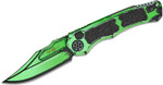 Heretic Knives H002-CS-TX Wraith Bowie Cel Shade Toxic Green