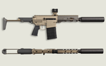 Q LLC - BOOMBOX PISTOL 8" 8.6BLK