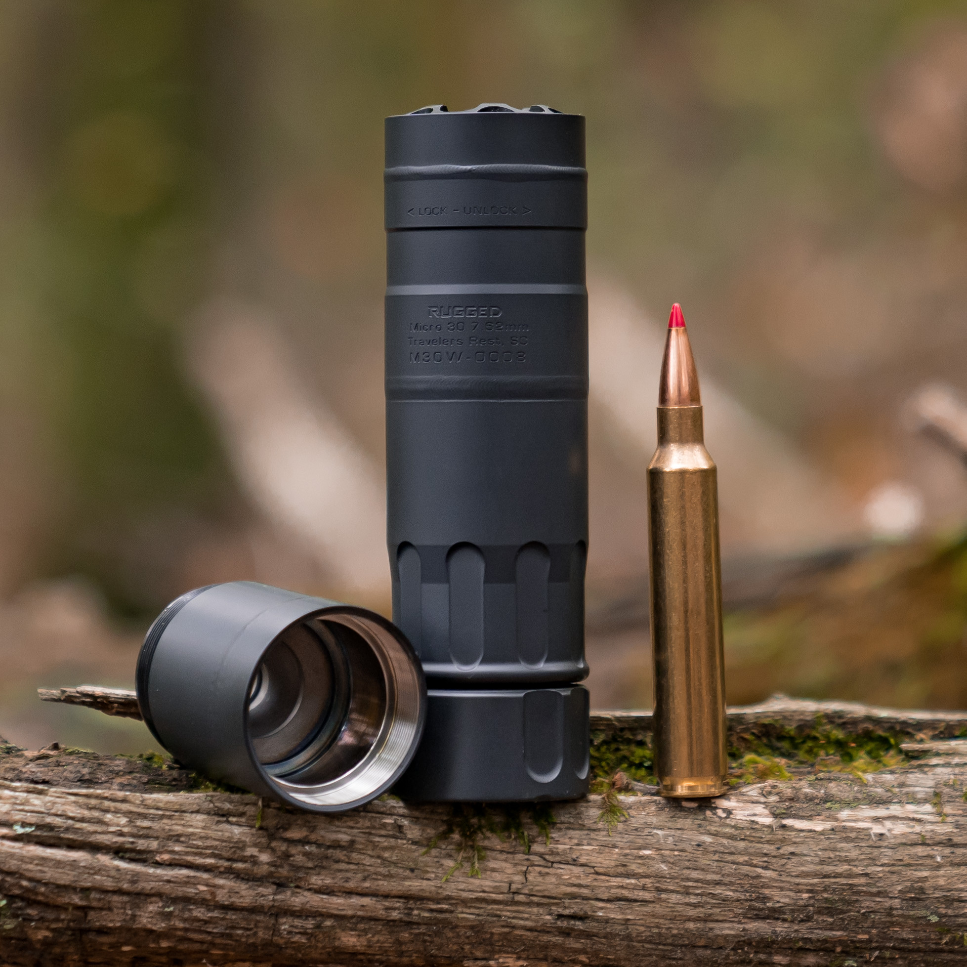 Rugged Suppressors - Micro30 - Multi Cal.-Belt Fed Rated.