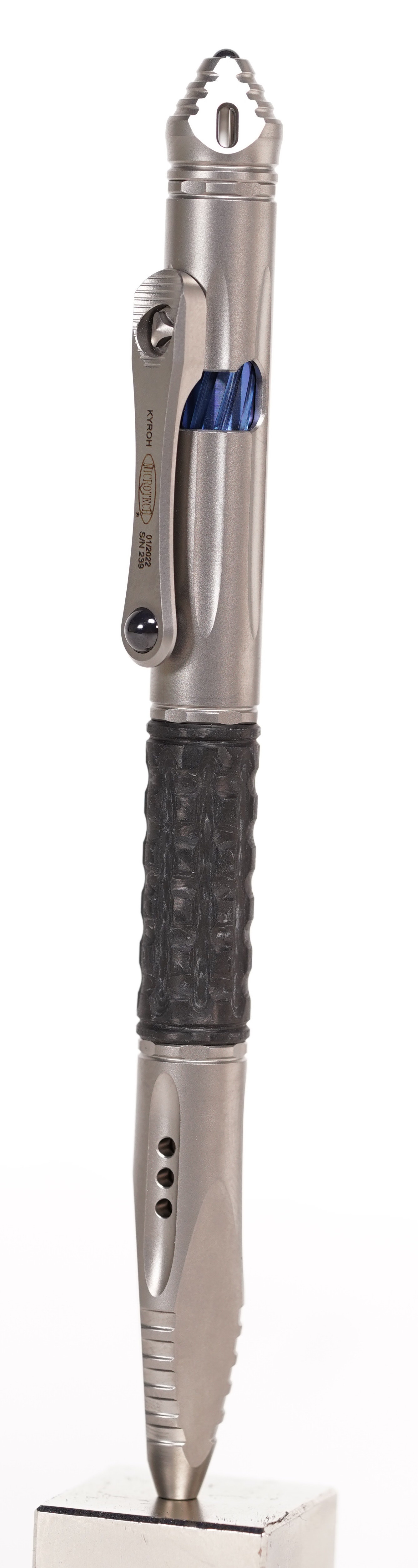 Microtech Kyroh Mini - Bead Blast Titanium Tritium Insert