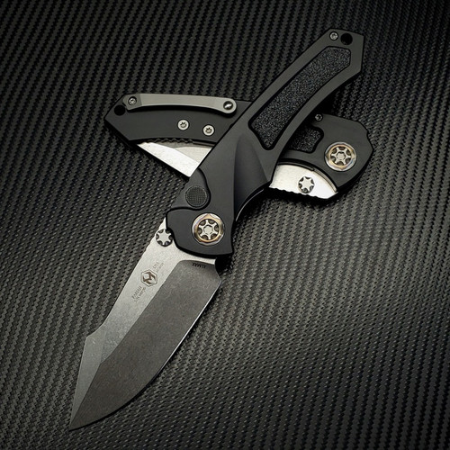 Heretic H048-2A Pariah Stonewash Blade, Black Grip Tape Handle