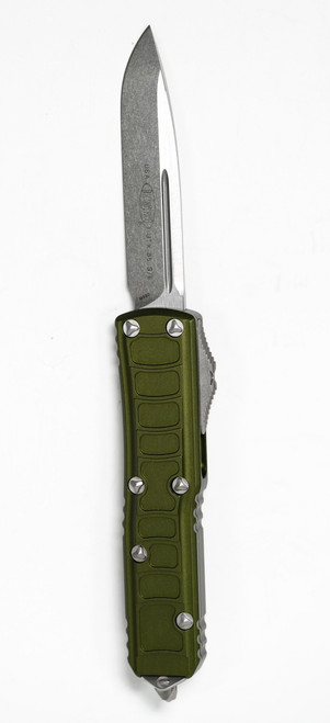 Microtech 231II-1ODS Signature Series UTX-85 Black Blade, OD Green Handle