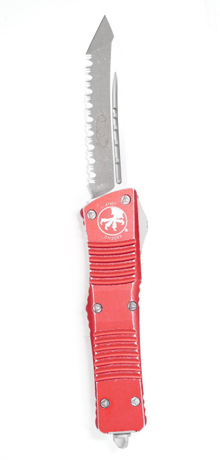 Microtech 144-12DRD Combat Troodon T/E Apoc Distressed Red