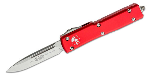 Microtech 148-10RD UTX-70 Stonewash Red