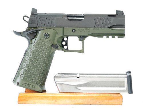 Jacob Grey Hex 9mm 2011 Duty Green