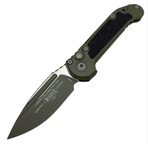 Microtech L.U.D.T. GEN III Cerakote Moss Green