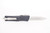 Microtech 142-10 Combat Troodon AUTO OTF Knife 3.75" Stonewashed Double Edge Dagger Blade, Black Aluminum Handle