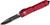 Microtech 121-2RD Ultratech AUTO OTF Knife 3.46" Black Combo Drop Point Blade, Red Aluminum Handle