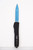 Microtech 122-1 JK Special Jedi Knight Ultratech AUTO OTF 3.46" Blue Double Edge Blade, Partial Tri-Grip Aluminum Handle