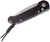 Microtech 135-10 LUDT AUTO 3.375" Stonewashed Plain Blade, Black Aluminum Handles