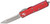 Microtech 233-10RD UTX-85 AUTO OTF 3" Stonewashed Tanto Plain Blade, Red Aluminum Handles