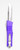 Microtech 139-4PU Troodon AUTO OTF 3.06" Satin Drop Point Plain Blade, Purple Aluminum Handle