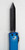 Microtech 230-1BL UTX-85 Spartan - Blue Handle - Black Blade