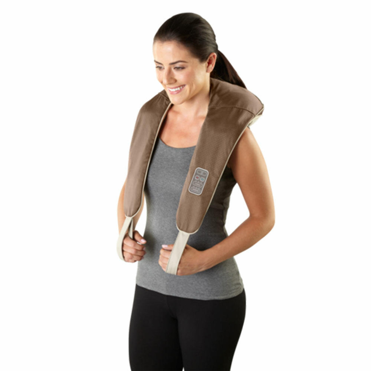 Back & Shoulder Percussion Massager with Heat - Homedics