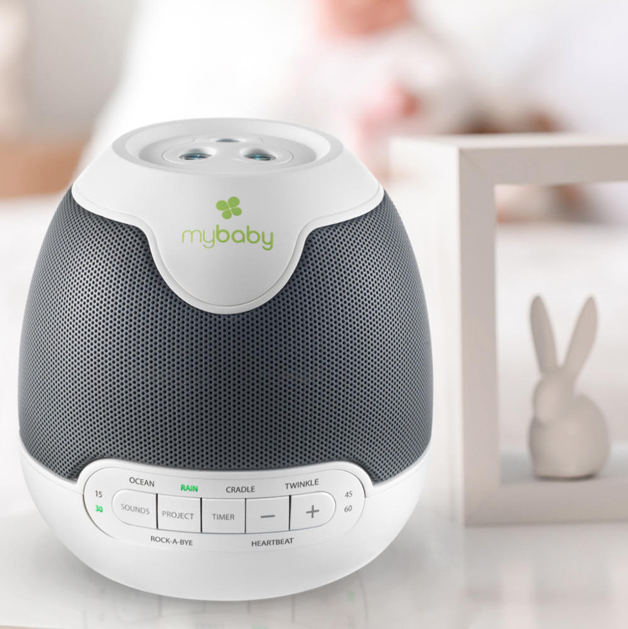 MyBaby Baby Sound Machine, White Noise Sound Machine for Baby, Travel and  Nursery. 4 Soothing Sounds, Integrated Clip, Small and Lightweight. Great  for Baby Registry Searches 