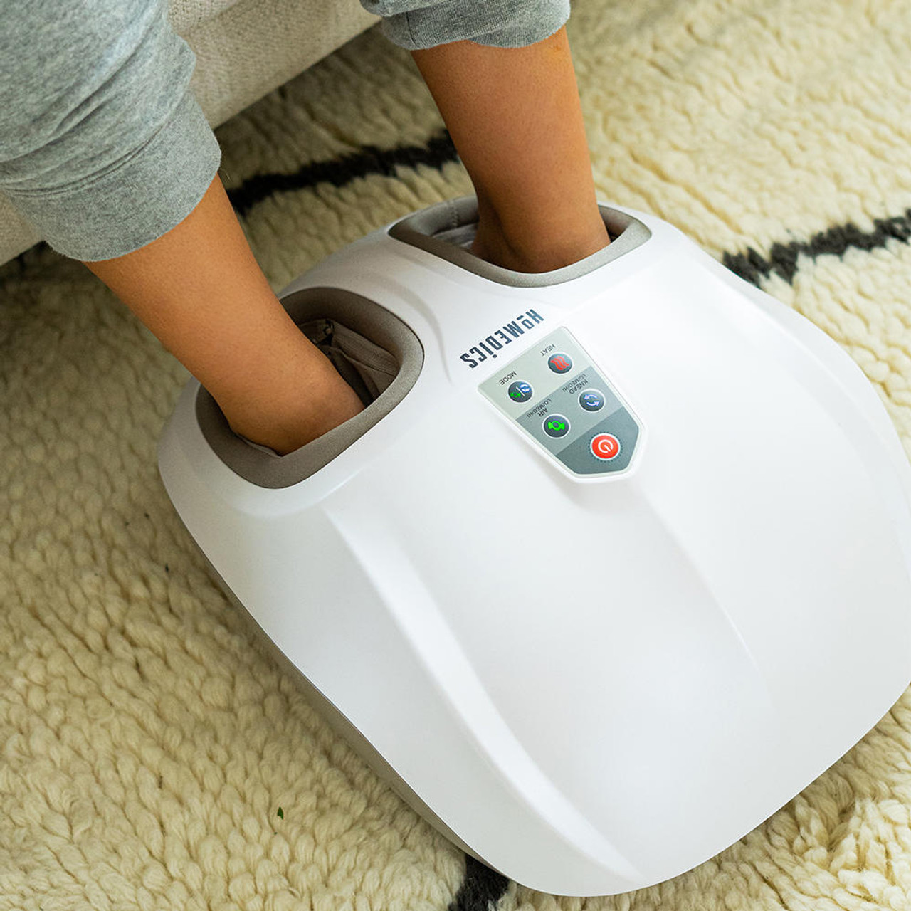 HoMedics Shiatsu Air 3.0 Foot Massager with Heat and Remote