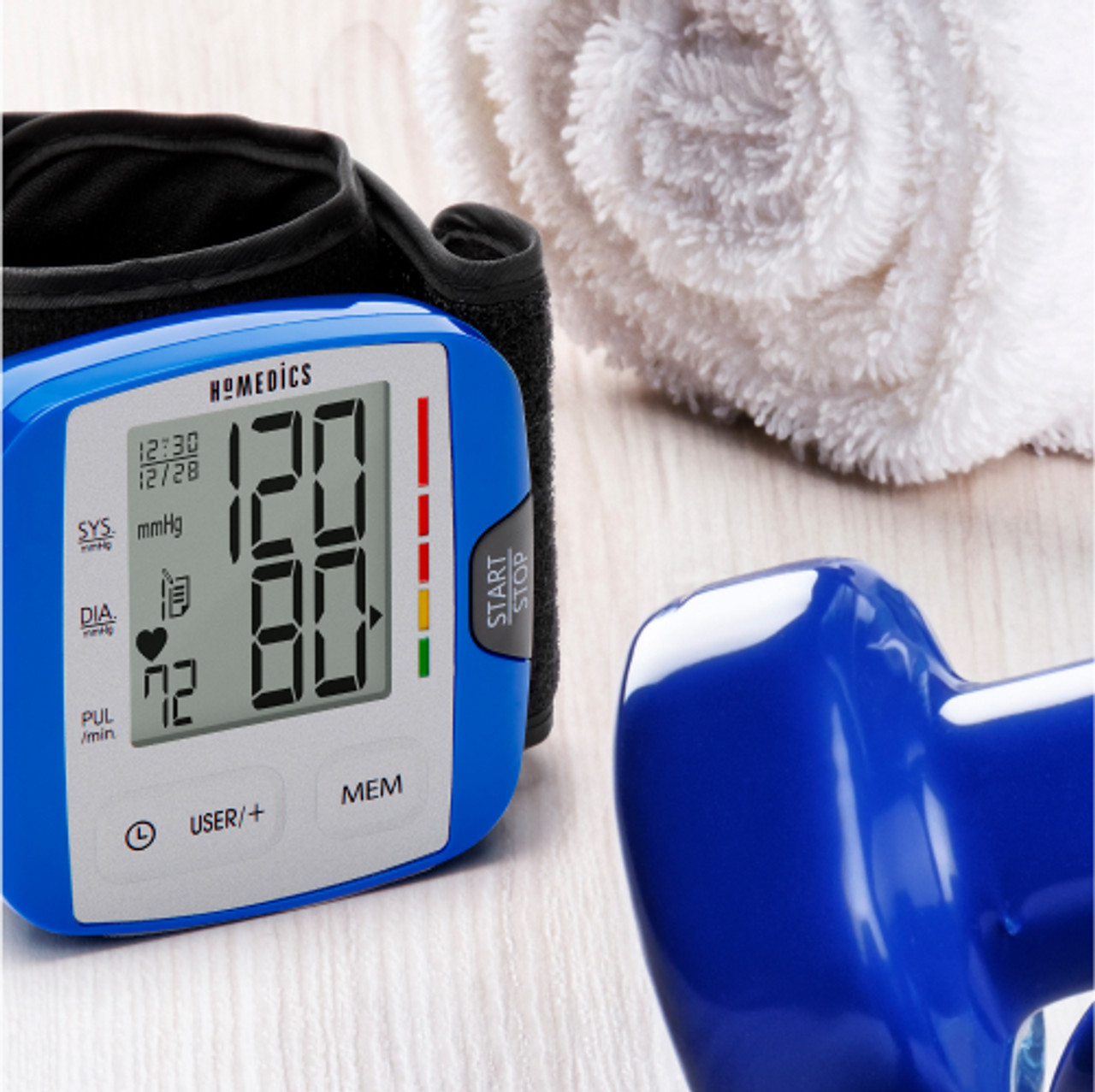 Automatic Wrist Blood Pressure Monitor: Easy@Home Bluetooth Smart Larg