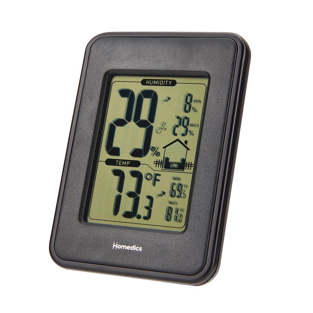 Homedics Indoor Humidity Monitor HM100 ,Black