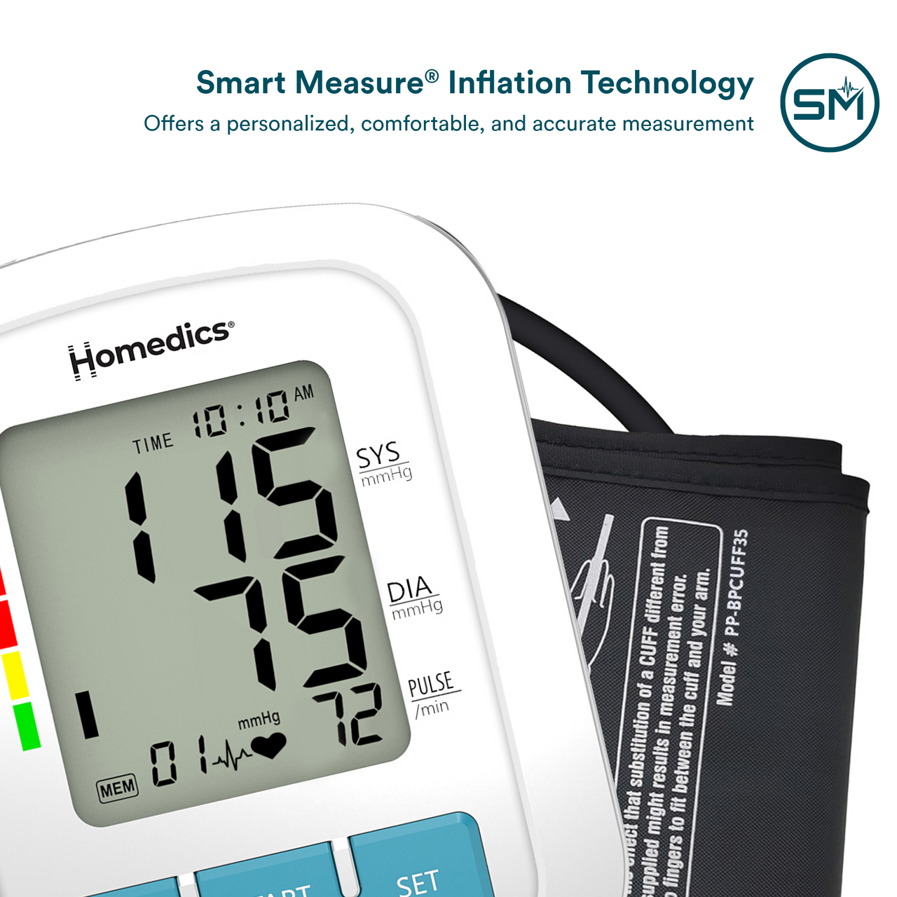 Homedics® Upper Arm 500 Series Blood Pressure Monitor