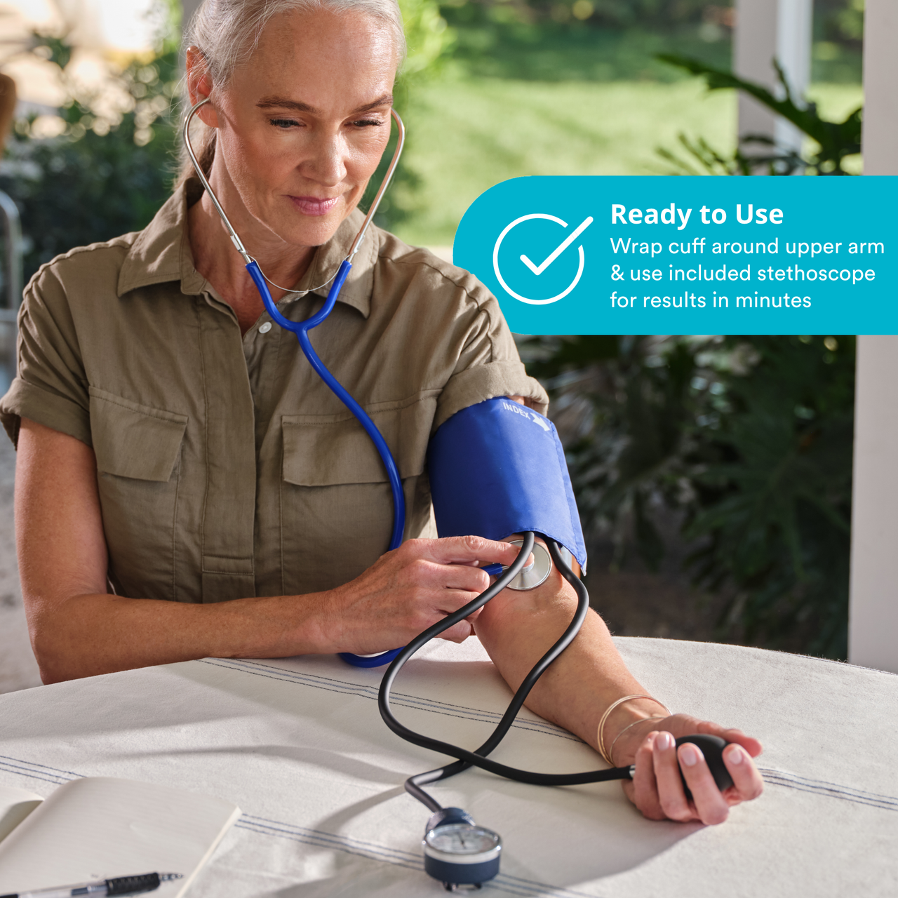 Homedics® Manual Arm Blood Pressure Monitor