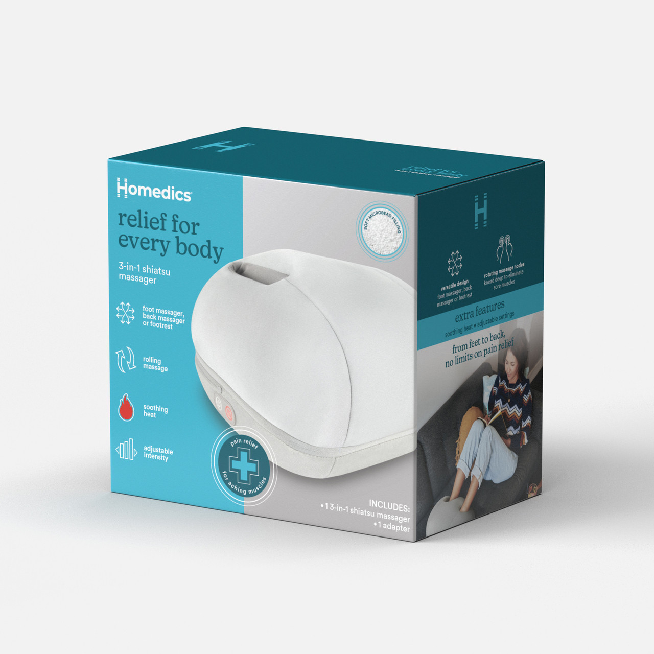 Homedics® 3-in-1 Shiatsu Massager