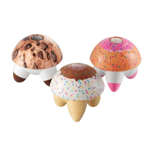 Alternate angled view of the Homedics Sweet Treats Mini Massagers