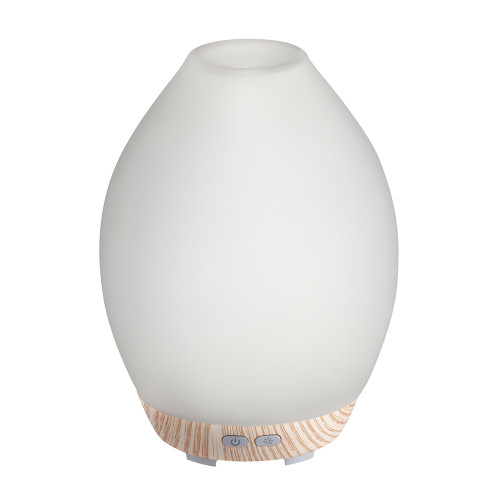 Grey | Front view of the grey Homedics Ultrasonic Cone Aroma Diffuser