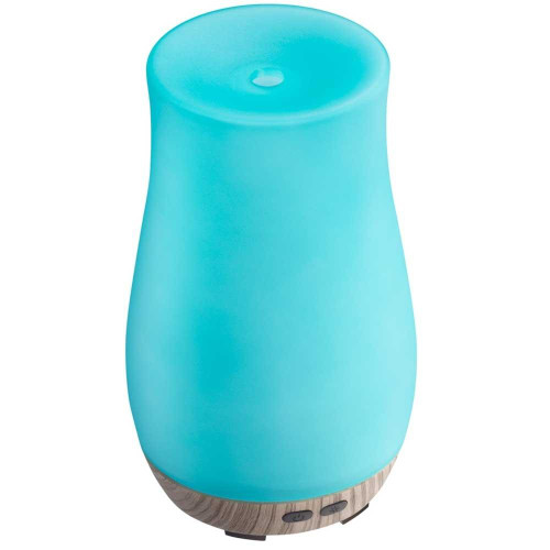 Teal | Homedics Ultrasonic Wood Bottom Aroma Diffuser in teal