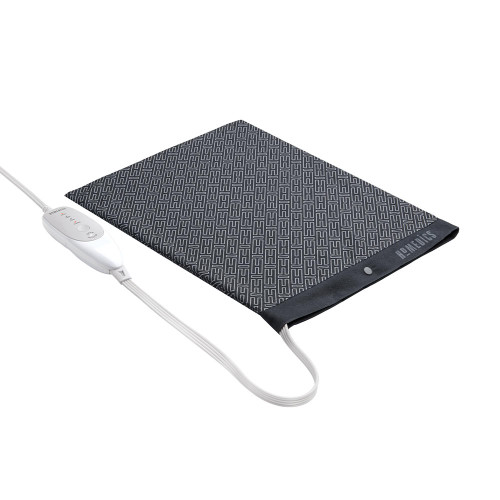 Angled view of the Homedics 12" x 15" Heating Pad with Removable Cover