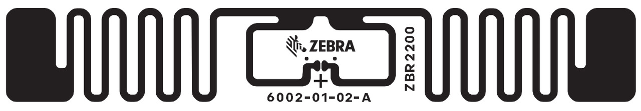 Zebra ZBR2200 Inlay, Etichette