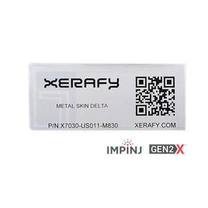 Zebra Delta Metal Skin Label, Etichette