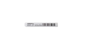 Zebra Titanium Metal Skin Label, Etichette