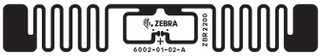 Zebra ZBR2200 Inlay, Etichette