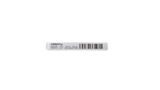 Zebra Titanium Metal Skin Label, Etichette