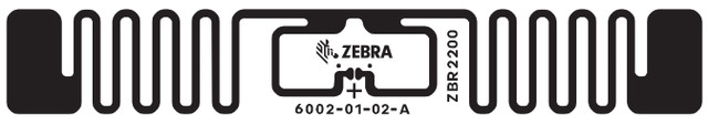Zebra ZBR2200 Inlay, Etichette