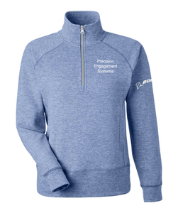 Ladies Quarter-Zip Fleece Sweatshirt - Electric Midnight Ladies Quarter-Zip Fleece Sweatshirt - Electric Midnight