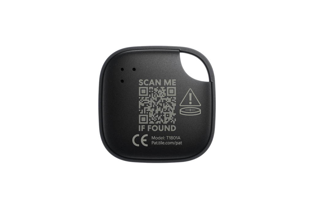 Tile Mate 4-Pack, Black (2024) | Life360 Bluetooth Tracker