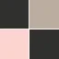 The product color of Life360 Tile 4 Pack - Blush, Slate and Black