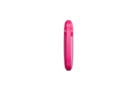 A side-facing image of a Life360 Tile - Pink Punch