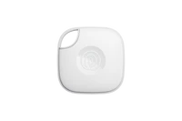 A front-facing image of a Life360 Tile  - White