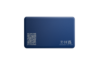A back-facing image of a Life360 Tile Slim - Navy Blaze