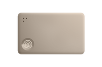 A front-facing image of a Life360 Tile Slim - Slate