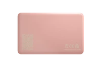 A back-facing image of a Life360 Tile Slim - Blush
