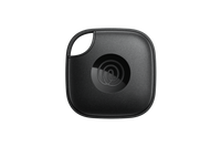 A front-facing image of a Life360 Tile - Black