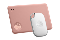 A profile image of a Life360 Tile Performance Color 2pk - White and Blush