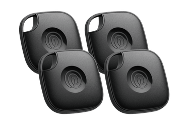 Tile Mate 4-Pack, Black | Life360 Bluetooth Tracker & SOS Alert