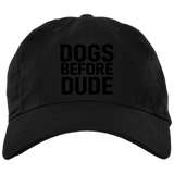 Dogs Before Dude Embroidered Dad Hat