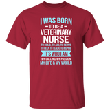 Born To Be A Veterinary Nurse Merger Unisex T-Shirt