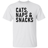 Cats Naps _ Snacks Unisex T-Shirt