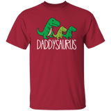 Daddysaurus cute funny dinosaur gift for dad Unisex T-Shirt